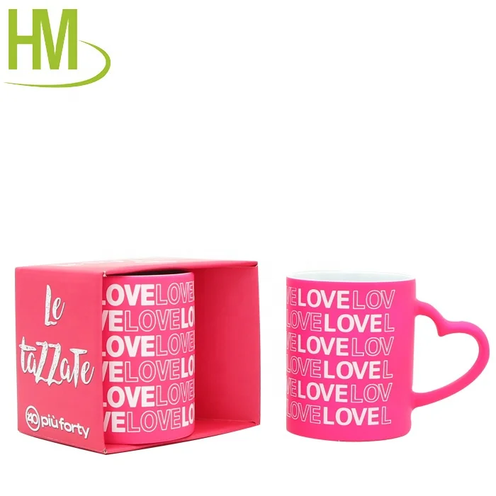 Heat Transfer Sparkling Pink Silver Gold glitter mugs sublimation ceramic