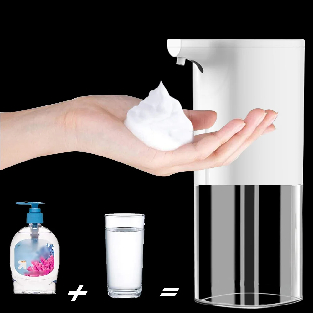 Home Desk Household Intelligent Sensor Foam Sanitizer Liquid Hand Auto Foaming Infrared Hotel Countertop Bathroom Soap Dispenser