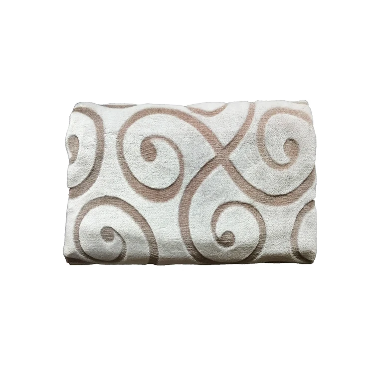 
wholesale new design back side cutting floral printed 3D coral fleece blanket throw 