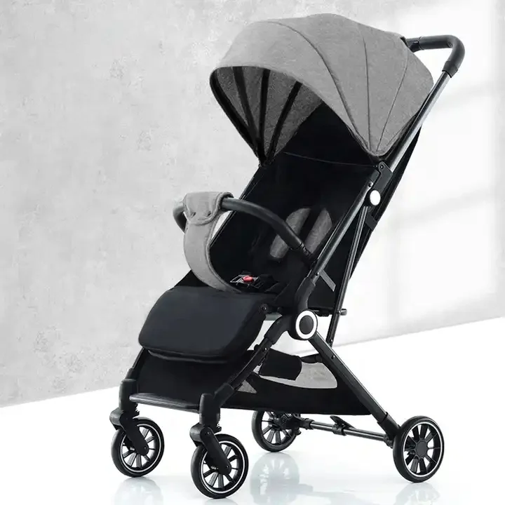 Hot Sale Lightweight Baby Pram Carrier Luxury Pushchair Foldable Kids Trolley