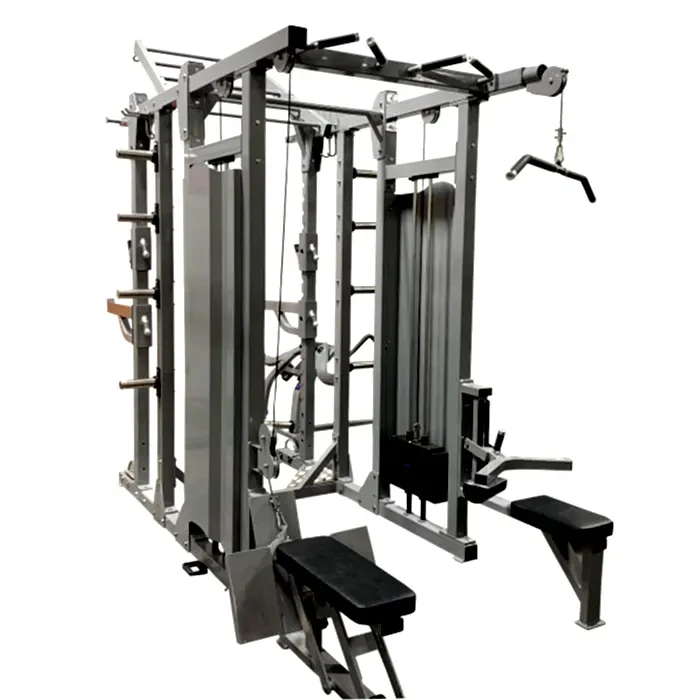2025 Multifunction Commercial Weight Lift Half Stand Adjustable Squat Rack With Pull Up Bar Power Rack With Stacker For Gym