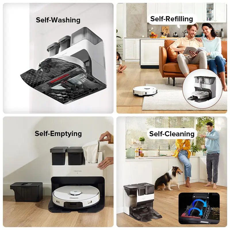 Roborock S7 Pro Ultra 5100Pa Suction Auto Mop Washing with Empty Wash Fill Dock Self-Emptying smart robot vacuum cleaner