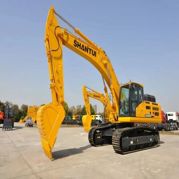 China Shantui SE305LCW excavator 32.6T large hydraulic crawler excavator within high power engine