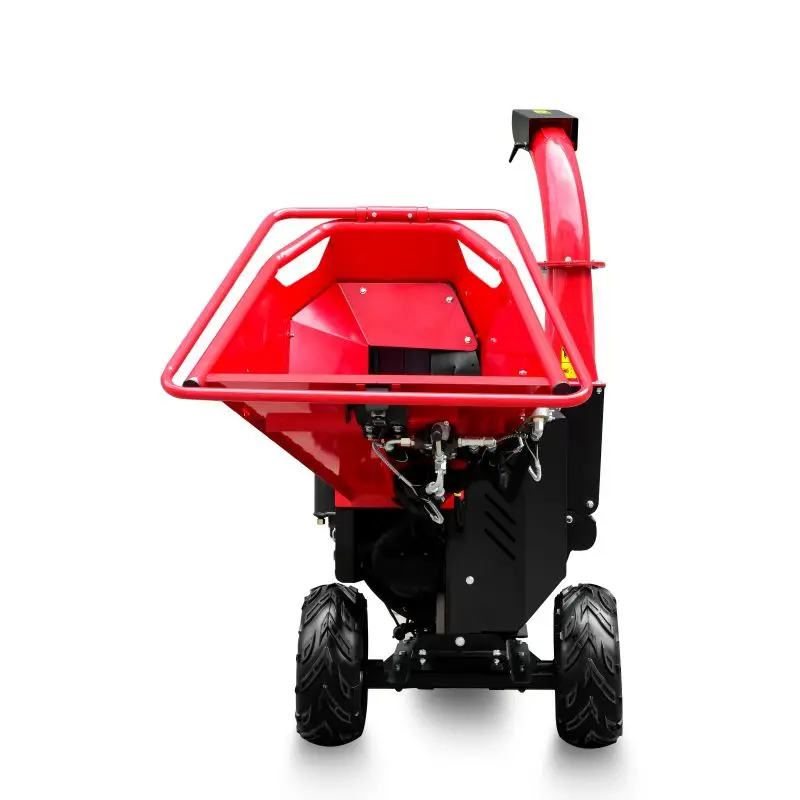 K-maxpower Professional High Quality Wholesale 15HP Electric Start High Efficient AutoFeed Mobile Drum Wood Chipper Shredder