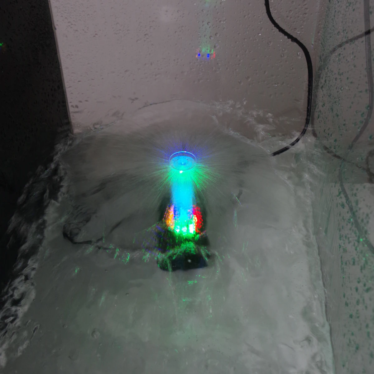 In stock small water pump 110V 220V fish tank water circulating aquarium fountain with color led adjustable submersible pumps