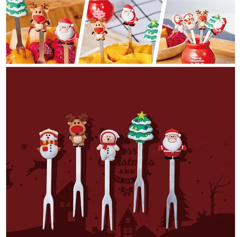 Kitchen Gadgets Cooking Tool Utensil Kitchen Accessories Sets Stainless Steel Metal Food picks for the Christmas Gifts