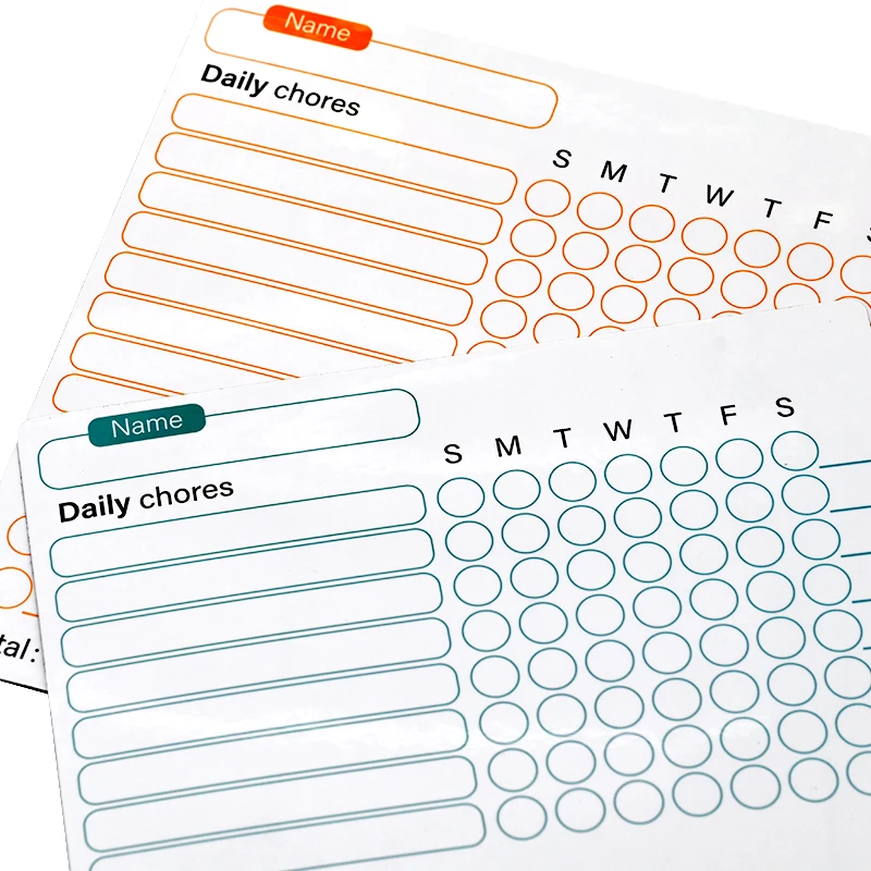 Customized Magnetic Whiteboard Blackboard Weekly To Do List and Shopping List Magnetic For Refrigerator With Marker Pen