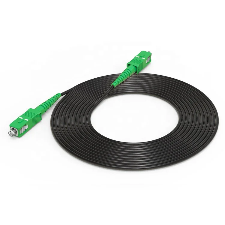 good stability customized length optic fiber patch cord with SMA905 optic fiber connector patchcord