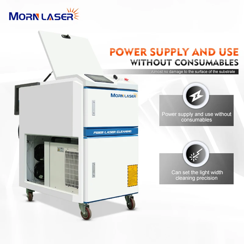 Morn Hot Sale 1000w Laser Rust Removal Cleaning Machine Portable Handheld Laser Rust Remover