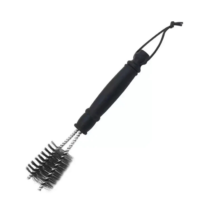 Professional Barbecue Kit Stainless Steel Brushes Cooking Tool With Handle Grill Cleaner Cleaning Brush
