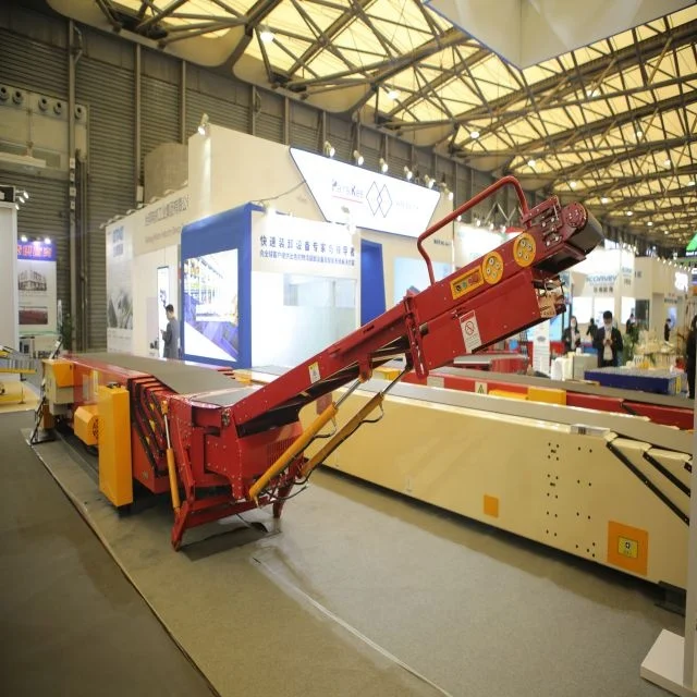 Good price container truck loading and unloading telescopic belt conveyor