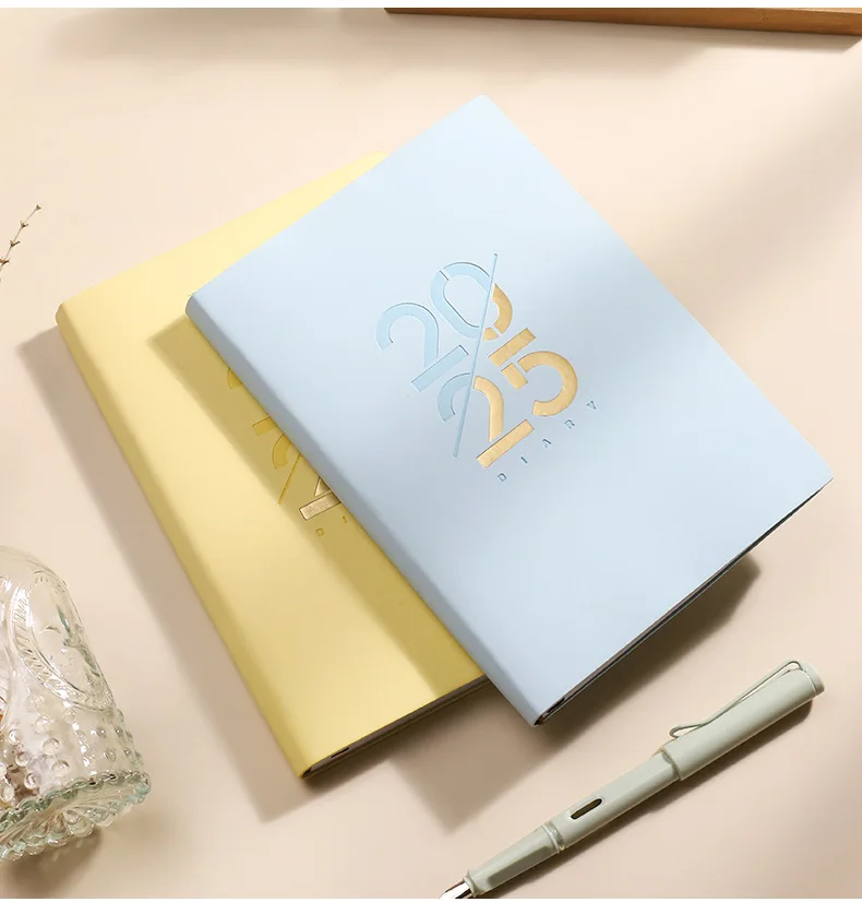2025 Calendar Notebook Custom Logo Schedule and Time Efficiency Manual Weekly Plan Ledger for Optimal Time Management