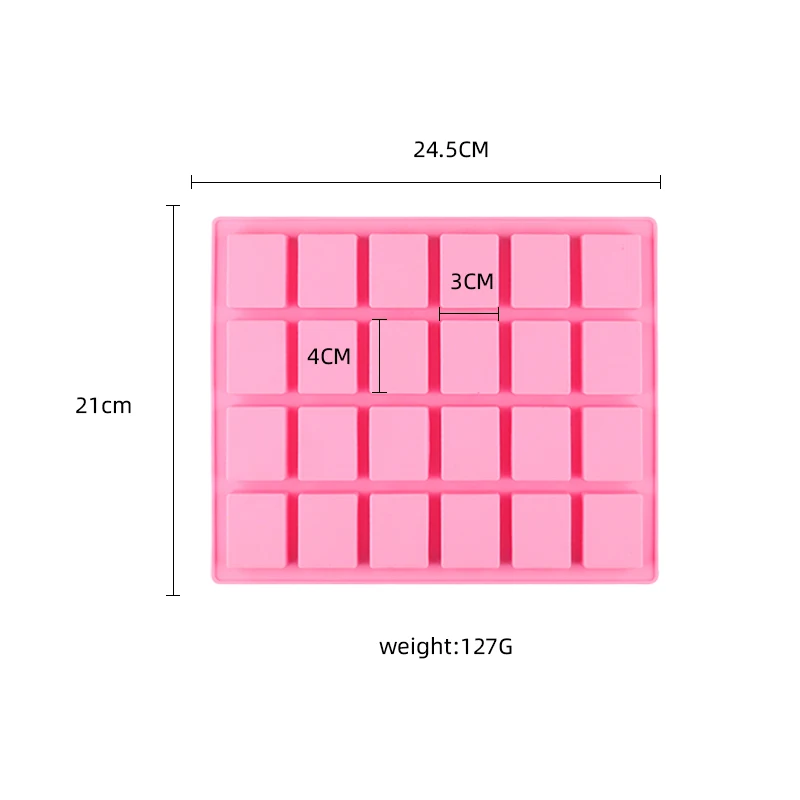 Amazon Hot Sale 2021 Silicone Round Cake Mold 20  Cavity/Hole Candy Chocolate Lollipop  Silicone Mold