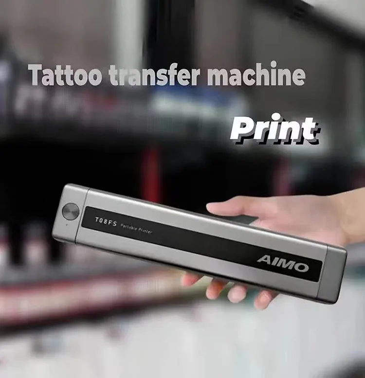 T08FS Tattoo Printer Wireless NO INK Tattoo Stencil Thermal Copier Printer Tattoo Transfer