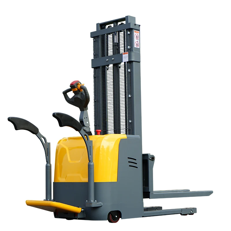 apilador electrico 1.5 ton standing up type drive electric pallet stacker xilin brand top quality electr lift machine