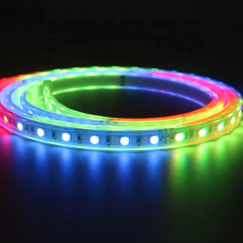 DC24V WIFI Bluetooth Tuya APP Control RGBW LED Strip Light Outdoor Waterproof Led Light Strip