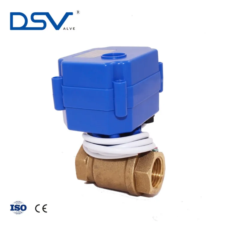 Motorized 220V Brass Flot Ball Valve