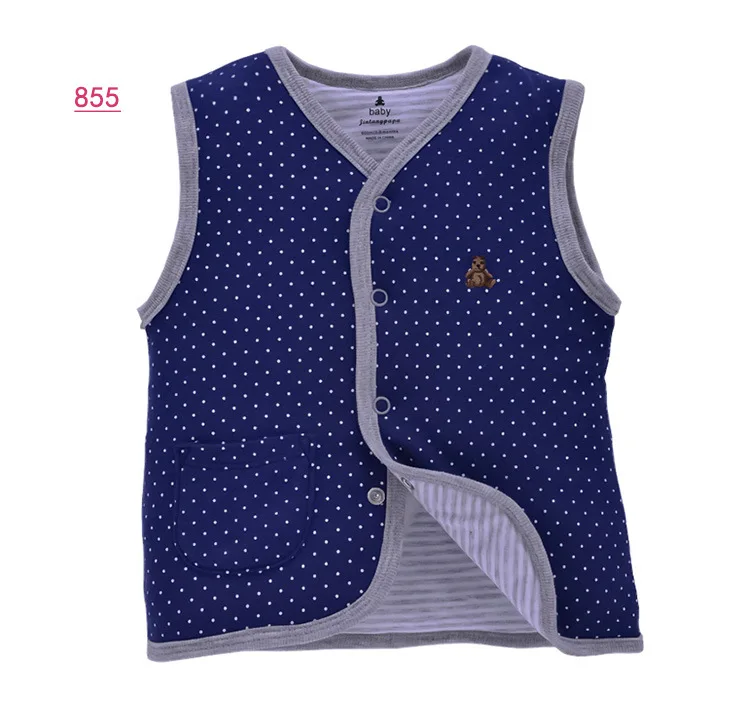 
New autumn and winter new product newborn plus cotton warm vest baby vest baby clothes 