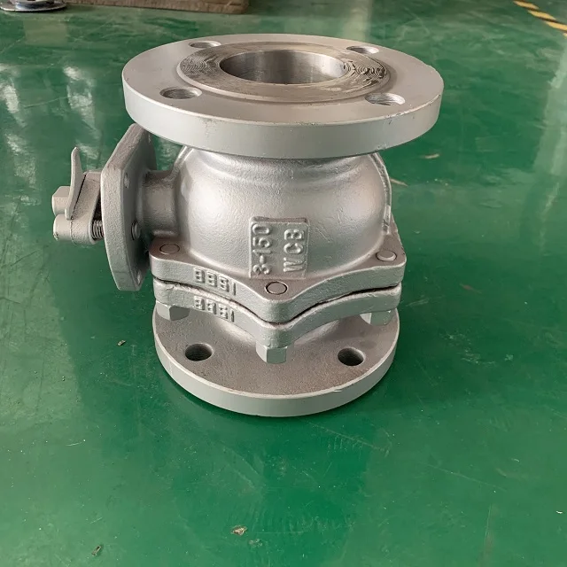 150LB RTV 2PC Q41F-150LB Carbon steel handwheel operation WCB flange ball valve 150LB RF