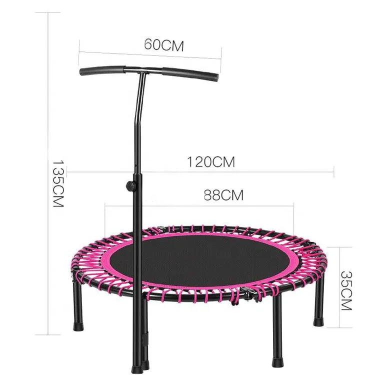 
High quality China hot sale outdoor mini folding and with armrest exercise trampoline for children 