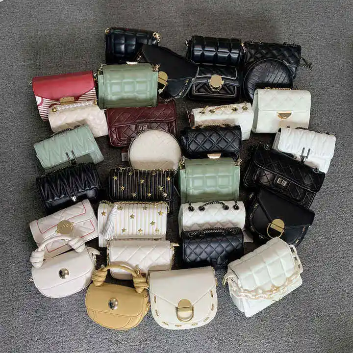 Original And Clean Used, Lady Handbags Designer Famous Brands Colorful Used Clothing And Bags Bales For Cameroon