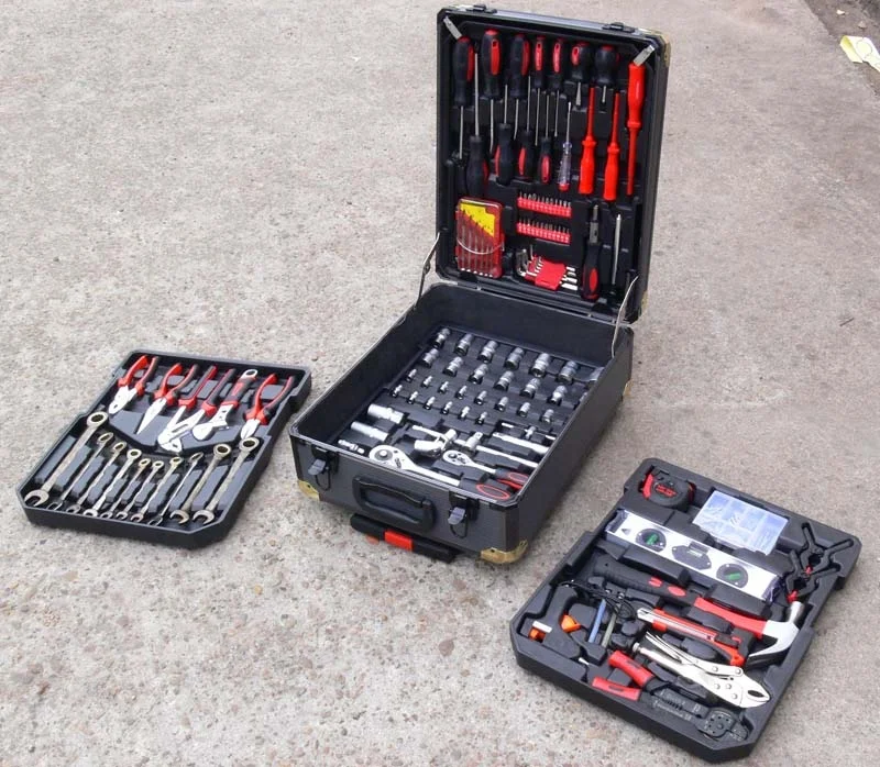Golden Ratchet Wrench 286pcs Swiss Kraft Tool Trolley Box set