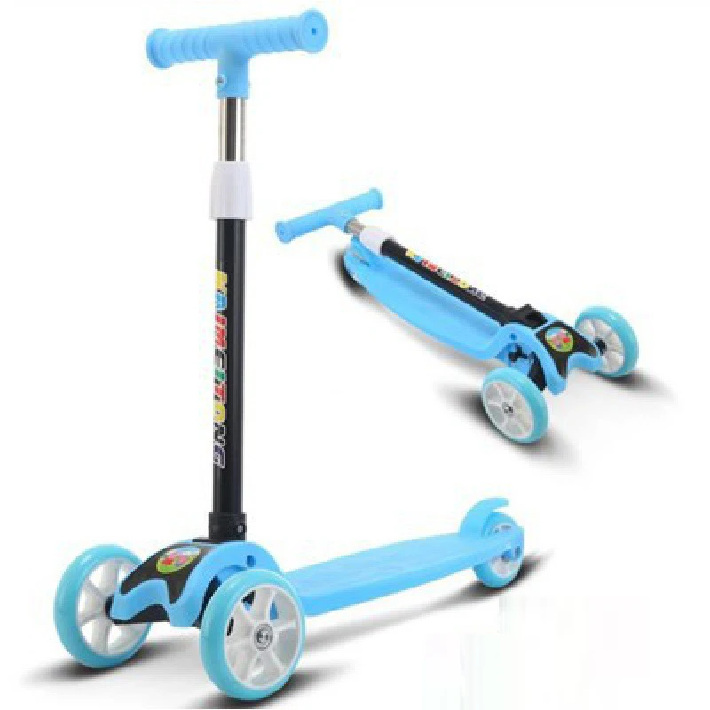 Hot Selling Luggage Scooter Kids Pulled Wheel Kick Toy Scooter Baby Adjustable Children Foot Scooter Or 2-8 Year Kids