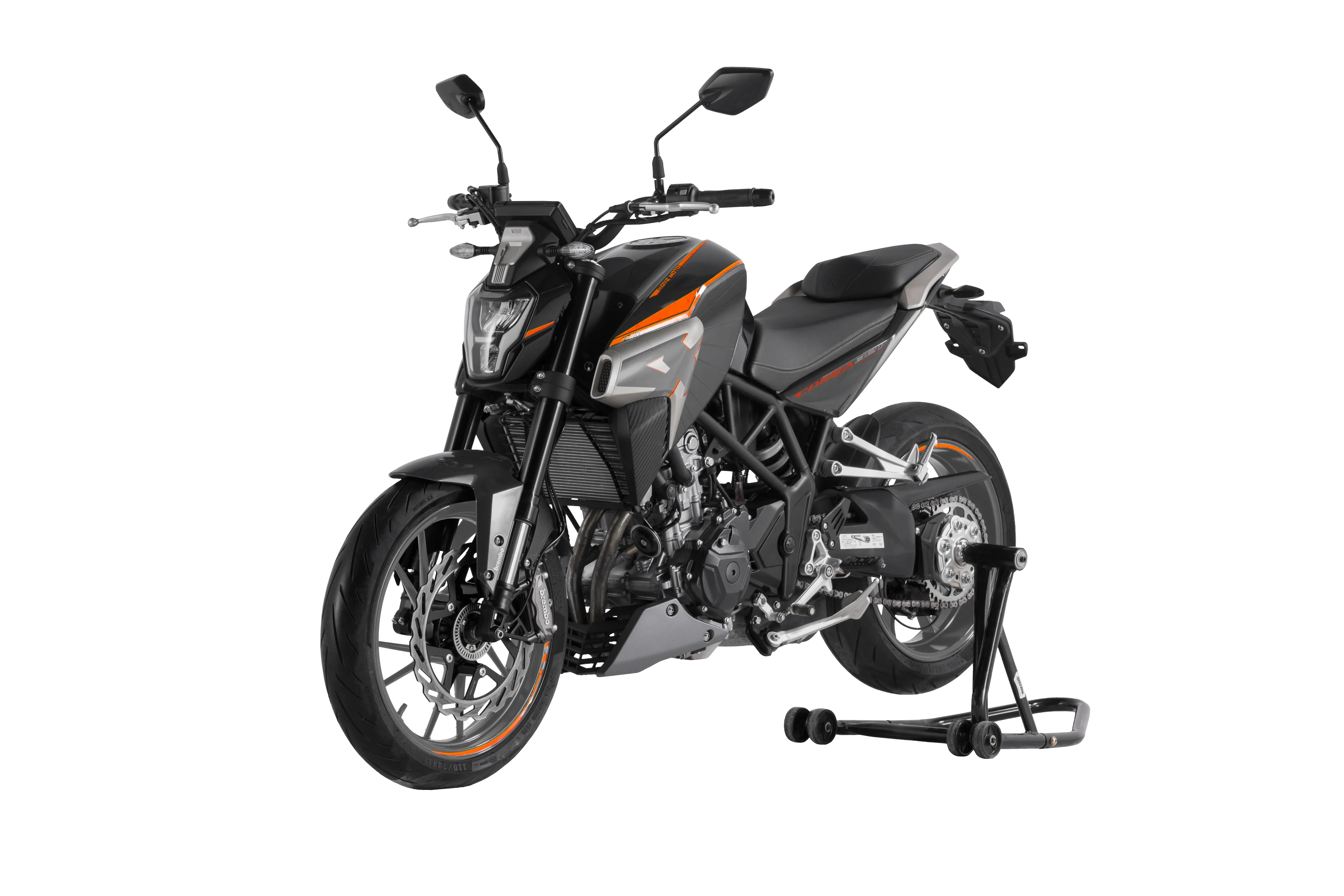 Chinese manufacturers 322cc inline dual cylinder 6 gears 170km/h street car motorcycle