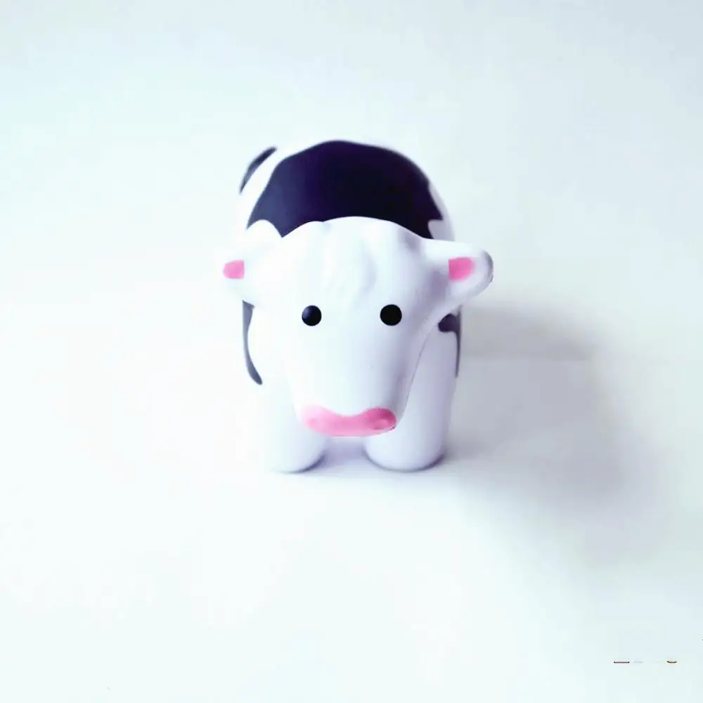 cow shape pu foam stress ball for promotion