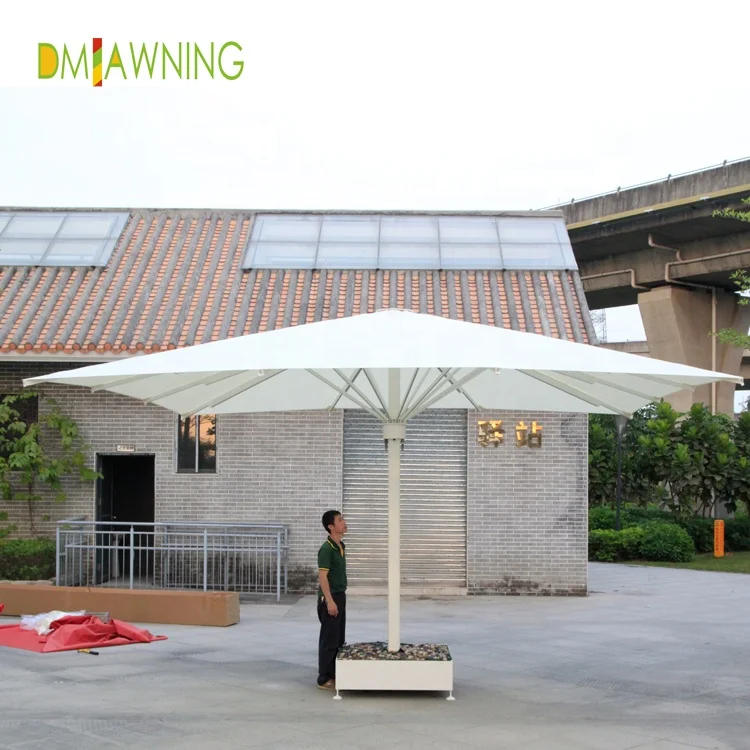 5M Big Umbrella,resort Large Umbrella for Sale Resort Pop up Umbrella Outdoor Furniture Outdoor Sunshade 3-5 Years Width 3M