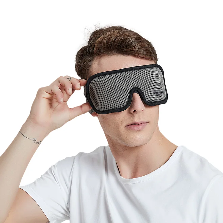 Shade light Travel sleep mask customization label Wholesale Soft material eye mask Receive bag patch