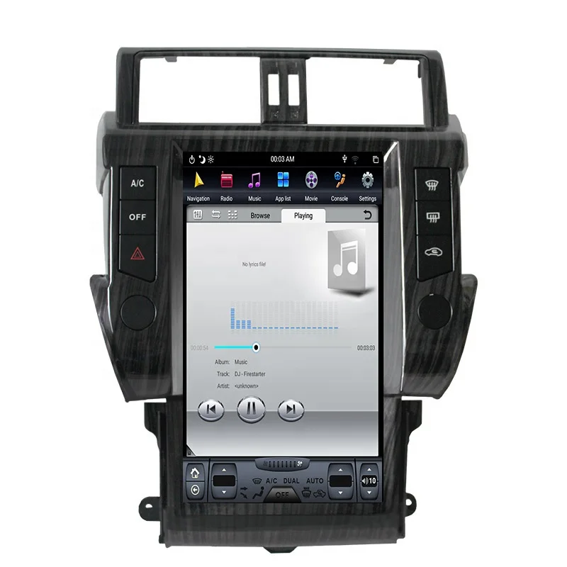  Автомобильный мультимедийный радиоплеер Tesla на Android для Toyota Land Cruiser Prado 150 2014-2018 автомобильный
