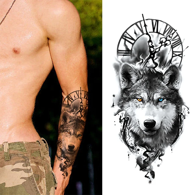 Wholesale Waterproof Temporary Sticker Tattoo Sleeves Full Arm Tattoo
