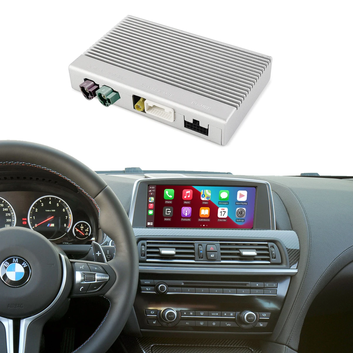 Road Top Wireless Apple CarPlay NBT Adapter Interface Box Android Auto Interface for BMW 6 Series F06 F12 F13 NBT System
