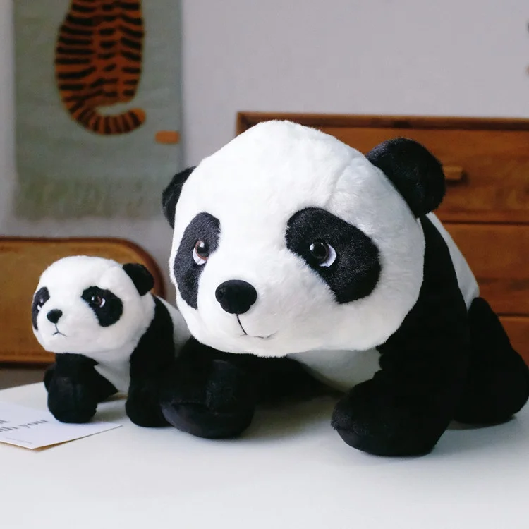 Stuffed animals manufacturer baby gift 45cm cute big panda doll large bear panda plush toy