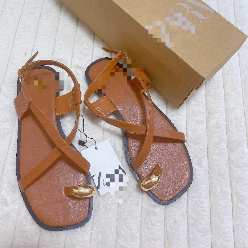 Za Women S Flat Sandals Made In China African Style Plus Size Shoes 2024