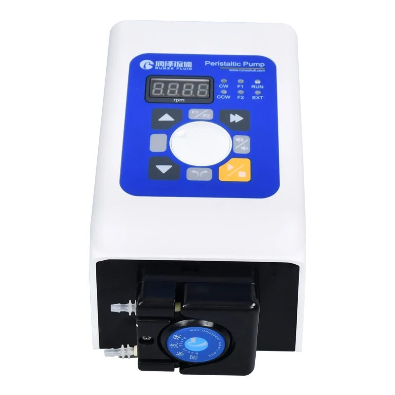 Runze Mini LED Display Screen Box-Type Peristaltic Pump Low Flow Rate Centrifugal Electric Pump Food Pharmaceutical Industry OEM