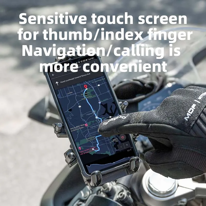 ROCKBROS Touch Screen Motorcycle Riding Gloves Winter&Summer Motos Protective Gear Racing Gloves Motocross Bike Glove