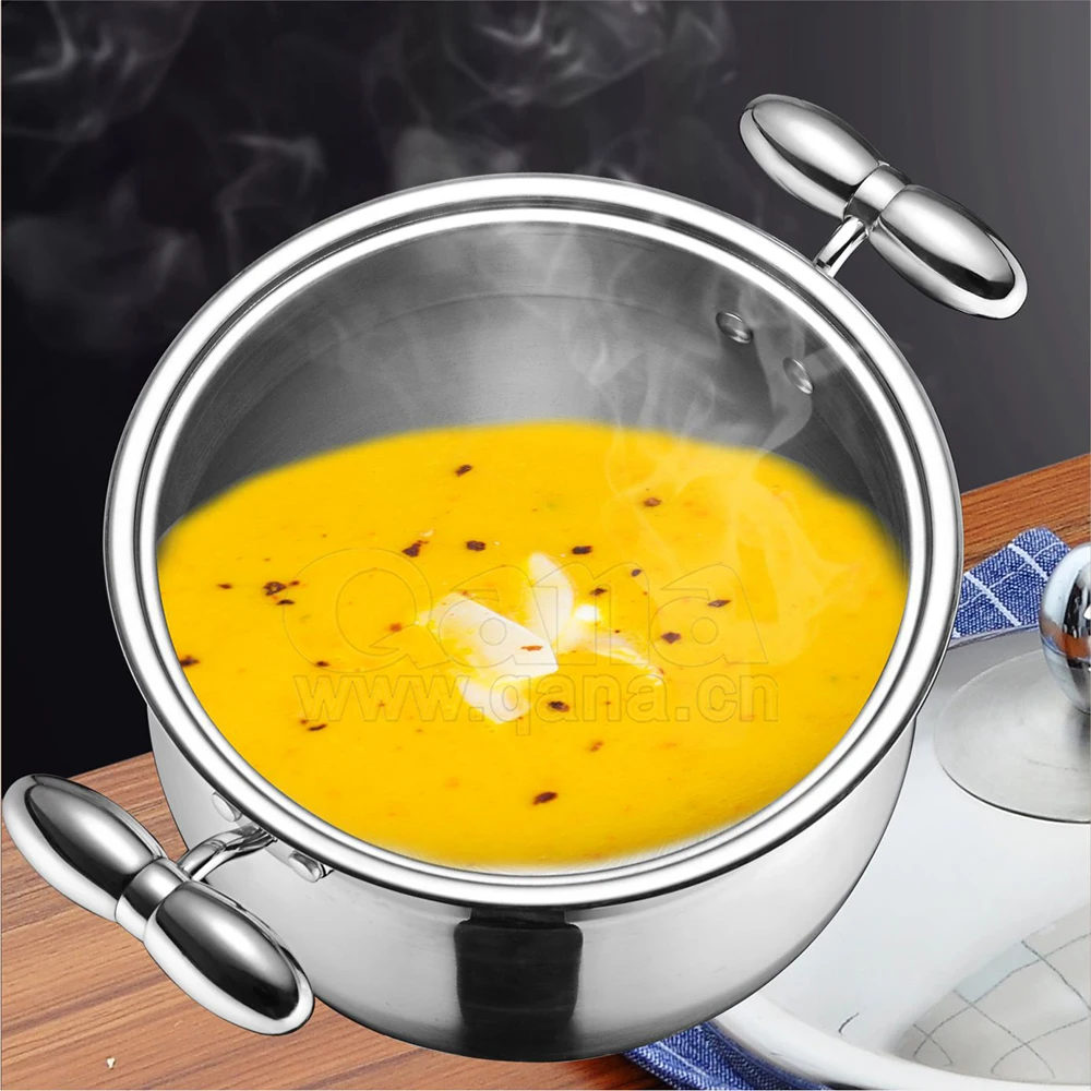 cooking pot Double Boiler Couscous Pot Pots and Pans Stainless Steel Cookware for Kitchen Cooking