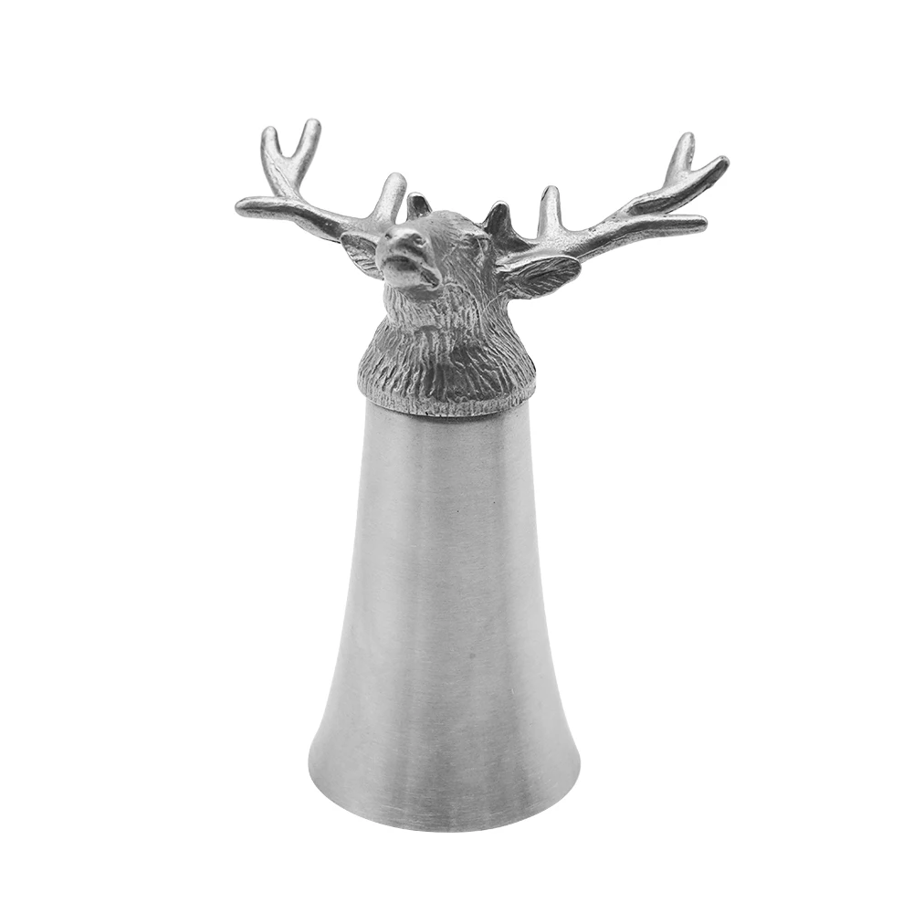 Durable And Non-fragile Metal Wine Glass With Unique Shaped Small Spirit Glass For Whiskey, Rum, And Gin