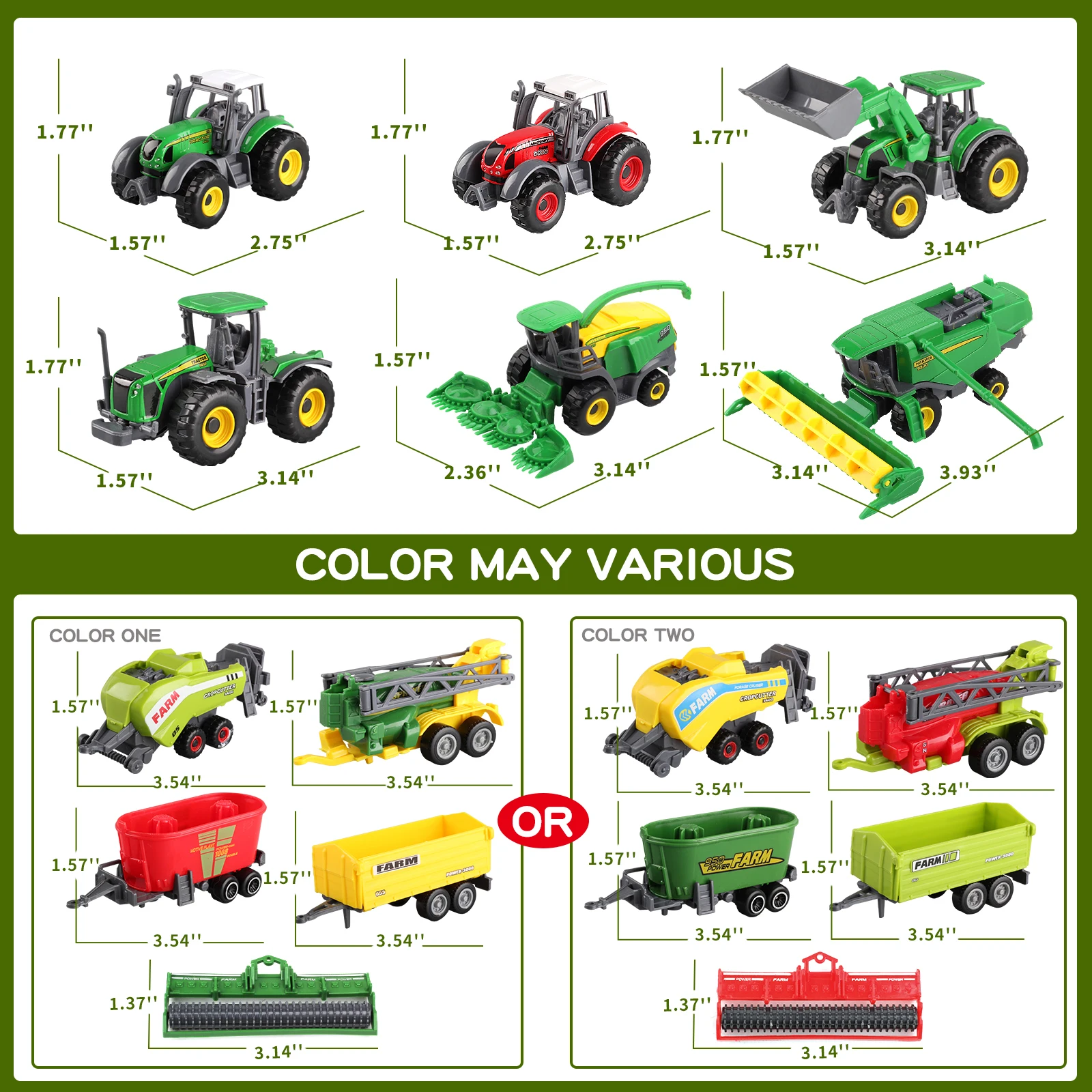 Sunq Factory Price 2023 New Arrive 37Pcs Farm Set Realistic Animal Figures Diecast Car Toy Tractor For Kids With Play Mat