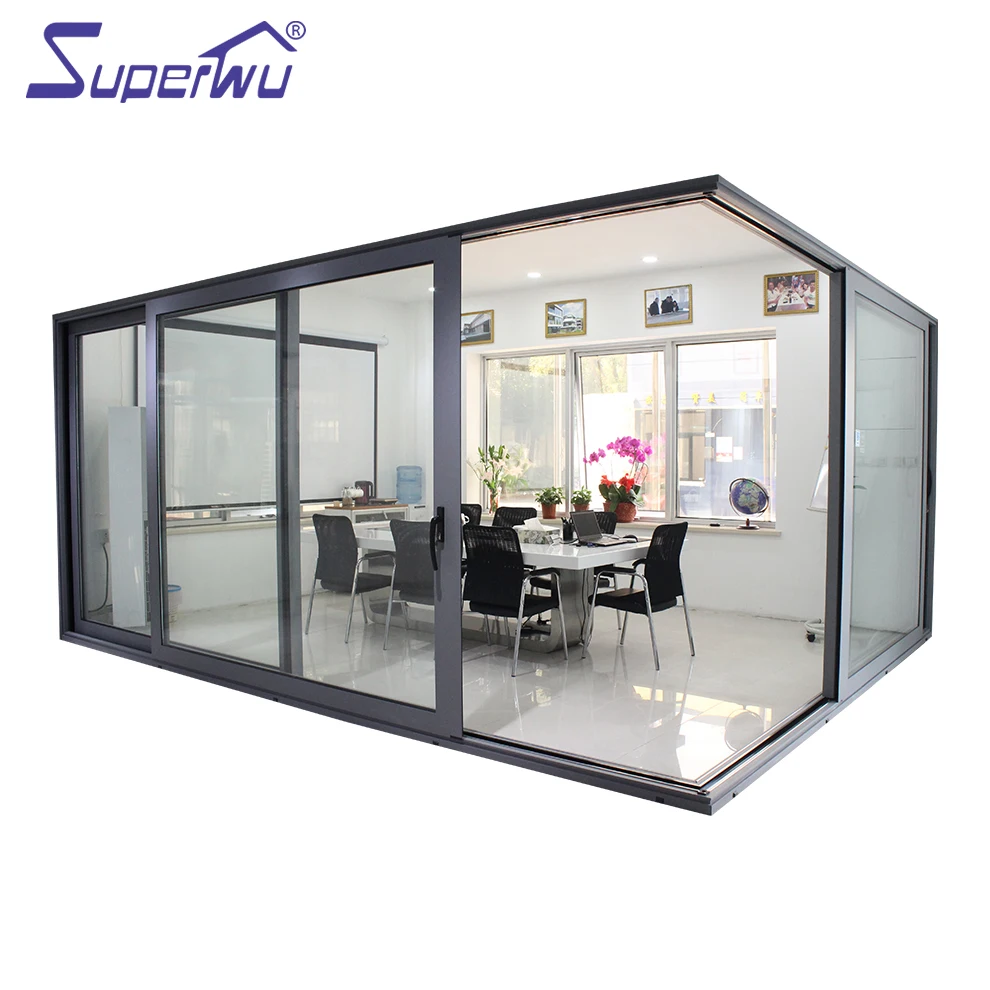 Wholesale Modern Style House Exterior Thermal Break Aluminium Profiles Glass Window And Door Heavy Duty Patio Lift Sliding Doors