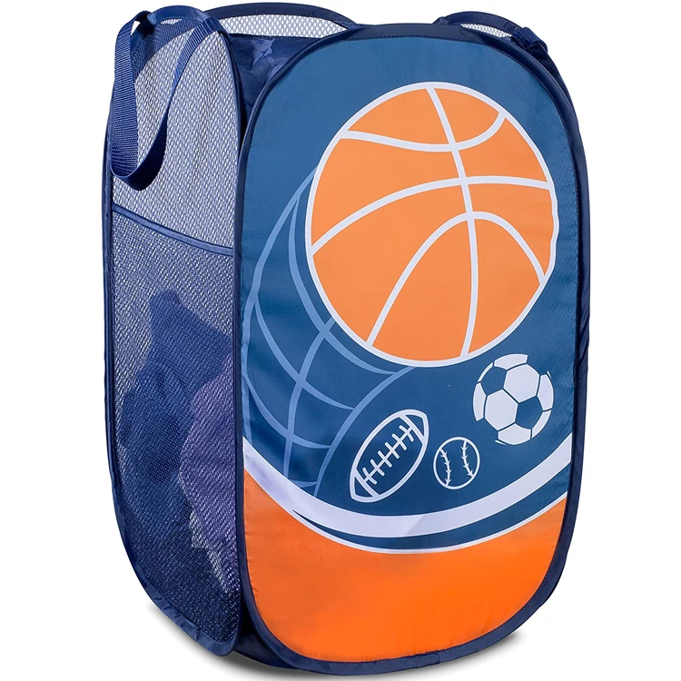 Складная корзина для одежды для домашнего использования, портативная складная сетчатая корзина для белья