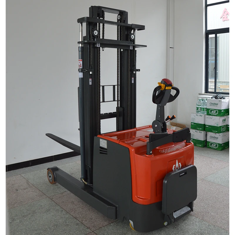 1000kg 1500kg 2000kg counterbalanced electric forklift pallet stackers with CURTIS controller