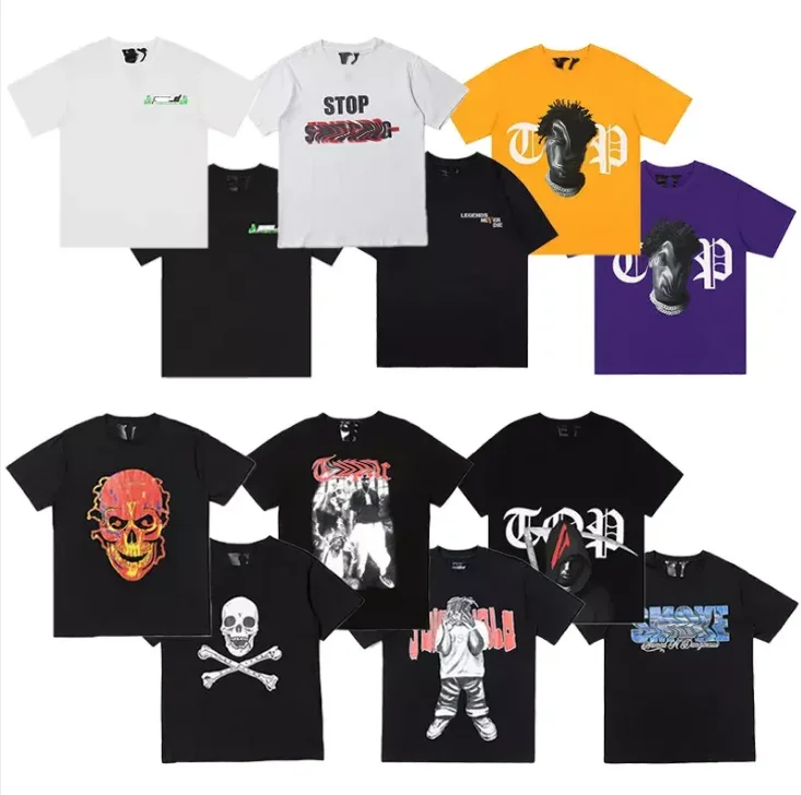 trending products 2023 Cotton Simple Round-neck T-shirt Logo Custom-made Round-neck T-shirt Campaign Group Custom set