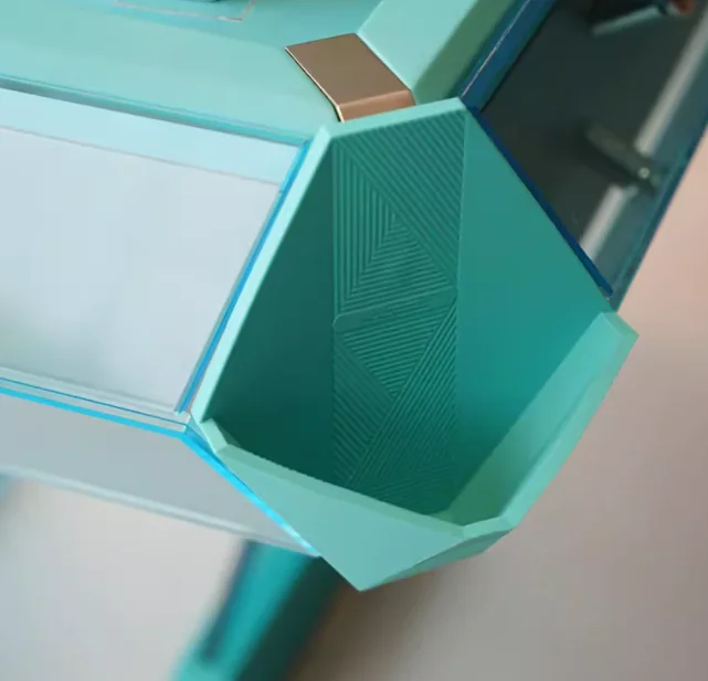 High quality and unique design tempered glass mahjong machine