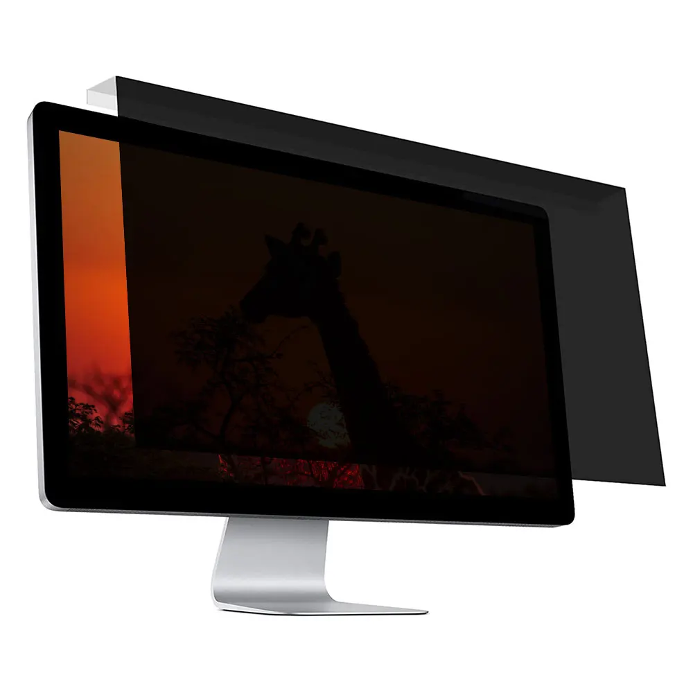 Заводская поставка Нано покрытие висит на анти сломался акриловый фильтр конфиденциальности для монитора 24 дюйма анти шпион конфиденциальности защита экрана
