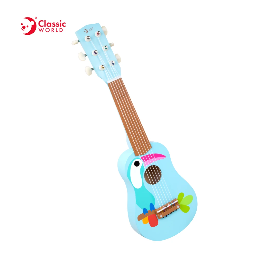 Kids Learning Educational Toys Wooden Musical Instruments Toys Guitar for Boys and Girls