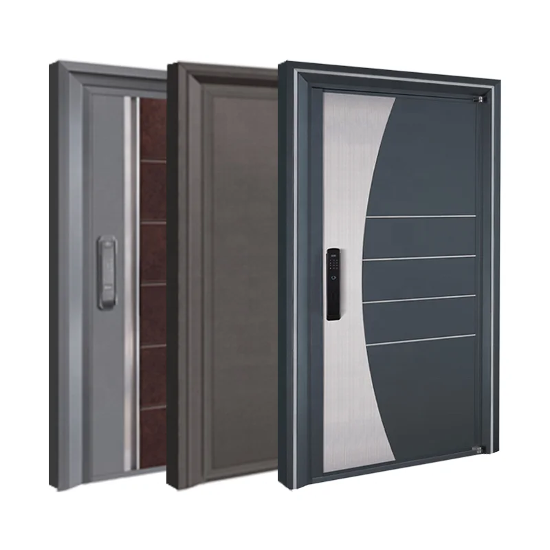 Modern Exterior Main Gate Door Designs Front Entry Doors Entrance Security Steel Door For House