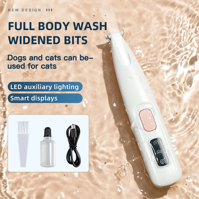 Cat Shaving Machine USB Pet Electric Scissors Belt Lamp Dog foot magic tool Dog Paw Shaver Cat Hair Trimming Shaving Trimmer